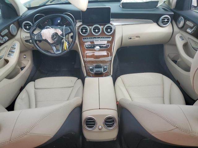 55SWF4KB2FU023240 - 2015 MERCEDES-BENZ C 300 4MATIC WHITE photo 8