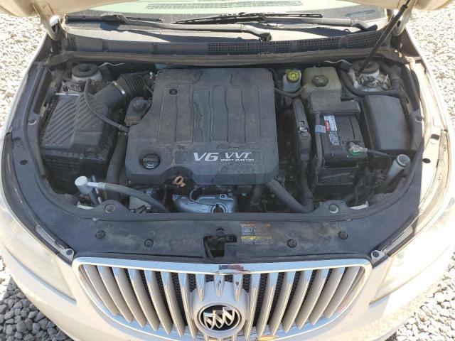 1G4GE5ED4BF110683 - 2011 BUICK LACROSSE CXS WHITE photo 11