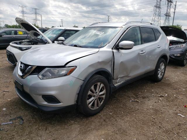 KNMAT2MV6FP511189 - 2015 NISSAN ROGUE S SILVER photo 1