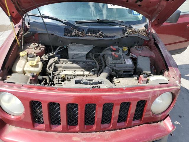 1C4NJPBA4CD565513 - 2012 JEEP PATRIOT SPORT BURGUNDY photo 11