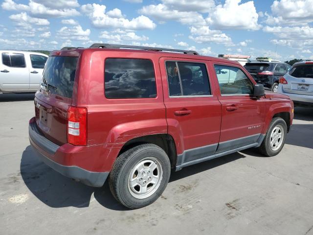 1C4NJPBA4CD565513 - 2012 JEEP PATRIOT SPORT BURGUNDY photo 3