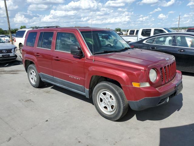1C4NJPBA4CD565513 - 2012 JEEP PATRIOT SPORT BURGUNDY photo 4