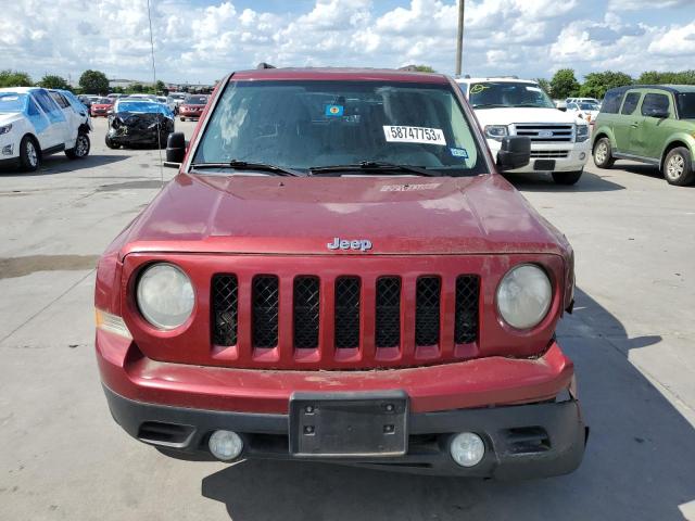 1C4NJPBA4CD565513 - 2012 JEEP PATRIOT SPORT BURGUNDY photo 5