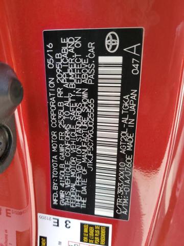 JTKJF5C79GJ025565 - 2016 TOYOTA SCION TC TWO TONE photo 13