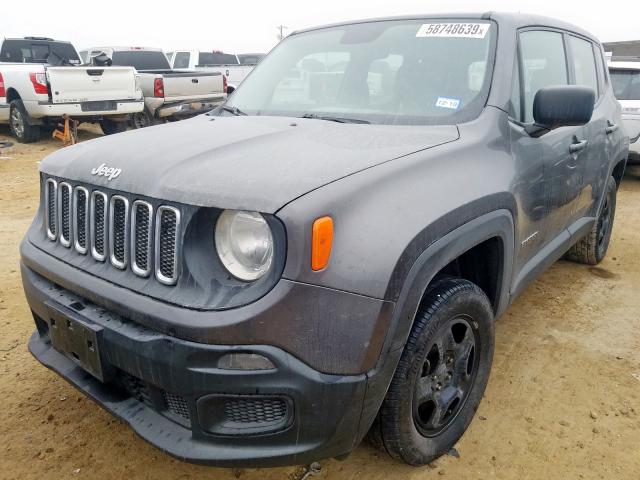 ZACCJBAT2GPE07188 - 2016 JEEP RENEGADE SPORT  լուսանկար 2