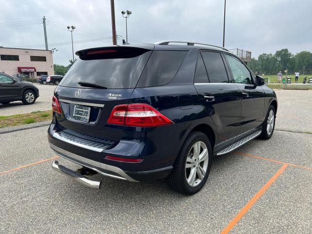 4JGDA5HB0DA213785 - 2013 MERCEDES-BENZ ML 350 4MATIC BLACK photo 3