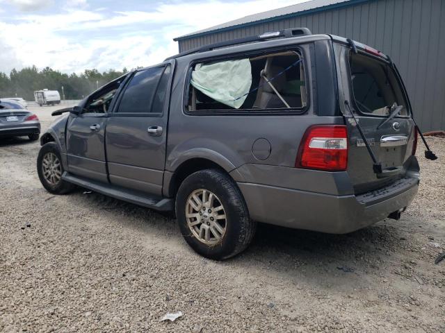 1FMJK1H59BEF01782 - 2011 FORD EXPEDITION EL XLT GRAY photo 2