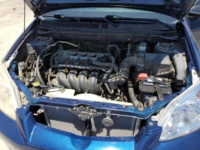 2T1KR32E58C709419 - 2008 TOYOTA COROLLA MA XR BLUE photo 11