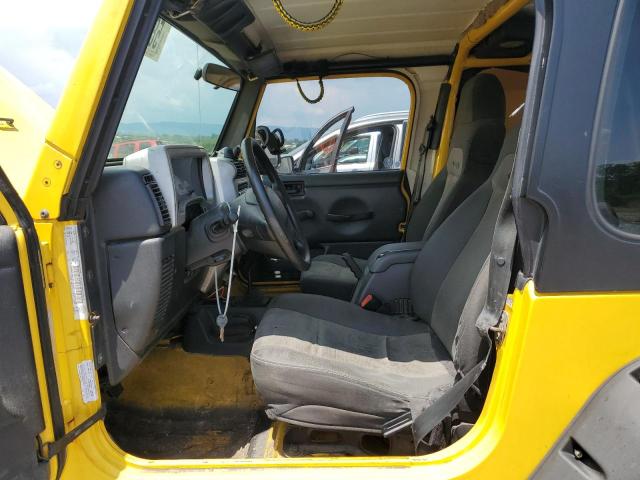 1J4FA49S64P743997 - 2004 JEEP WRANGLER / SPORT YELLOW photo 7