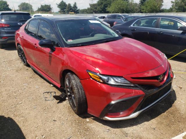 4T1KZ1AK3PU073141 - 2023 TOYOTA CAMRY TRD RED photo 4