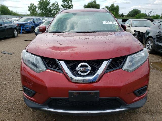 KNMAT2MV9FP506391 - 2015 NISSAN ROGUE S RED photo 5