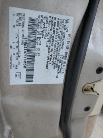 1LNHM81W7YY809609 - 2000 LINCOLN TOWN CAR EXECUTIVE BEIGE photo 12