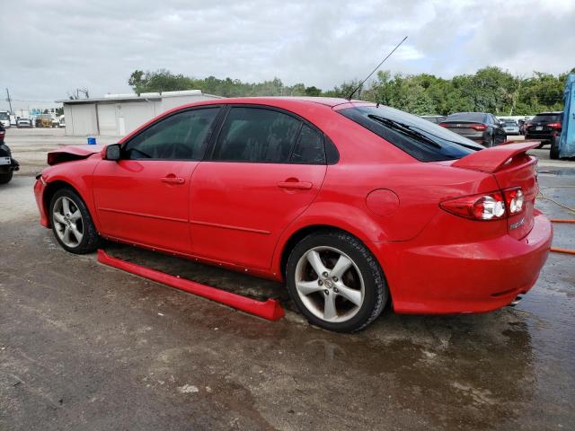 1YVHP84C455M60252 - 2005 MAZDA 6 I RED photo 2