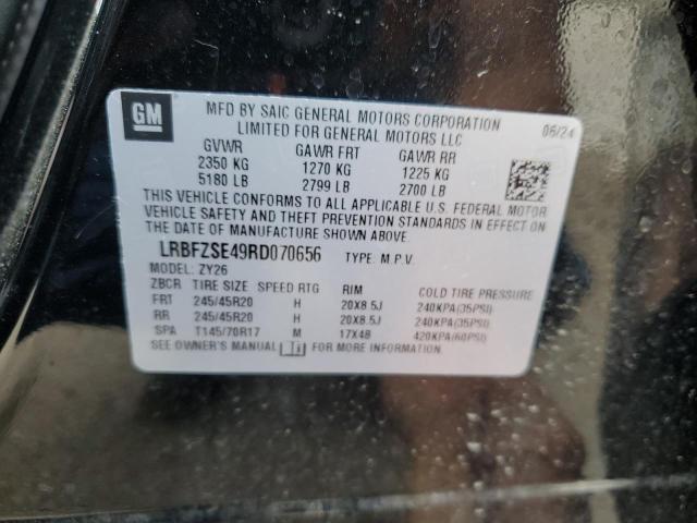 LRBFZSE49RD070656 - 2024 BUICK ENVISION AVENIR BLACK photo 12