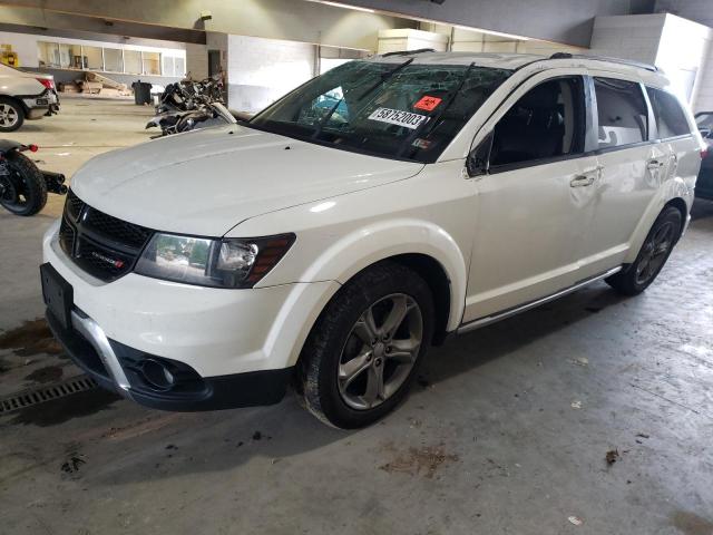 3C4PDDGG8HT578164 - 2017 DODGE JOURNEY CROSSROAD WHITE photo 1