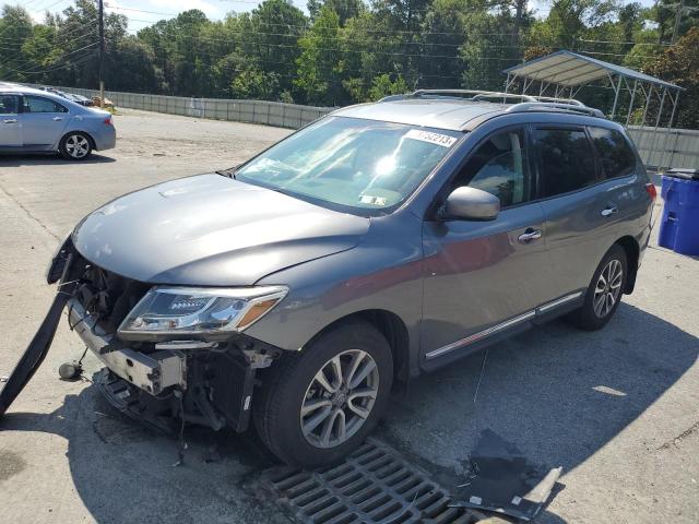 5N1AR2MM5FC638038 - 2015 NISSAN PATHFINDER S SILVER photo 1