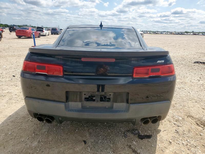 2G1FS1EW5E9203026 - 2014 CHEVROLET CAMARO SS BLACK photo 6