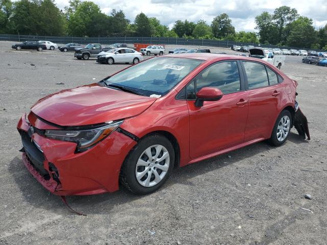 JTDEPMAE9MJ187984 - 2021 TOYOTA COROLLA LE RED photo 1