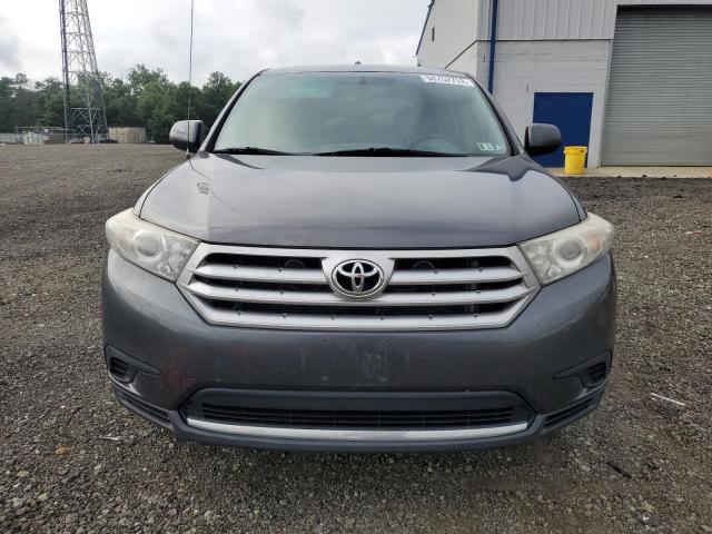 5TDZK3EH8BS025441 - 2011 TOYOTA HIGHLANDER BASE GRAY photo 5