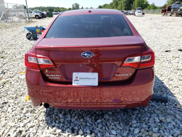 4S3BNBL65F3009127 - 2015 SUBARU LEGACY 2.5I LIMITED RED photo 6