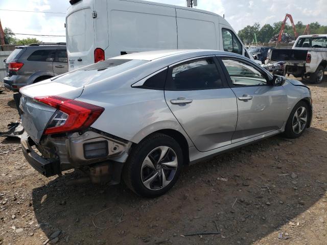 19XFC2F67KE202790 - 2019 HONDA CIVIC LX SILVER photo 3