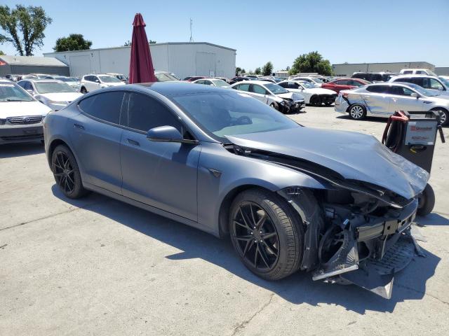 5YJSA1E27LF415148 - 2020 TESLA MODEL S ლურჯი ფოტო 4