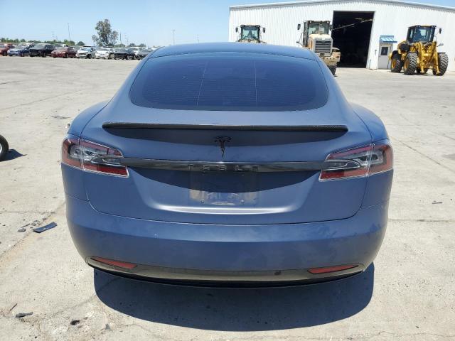 5YJSA1E27LF415148 - 2020 TESLA MODEL S ლურჯი ფოტო 6