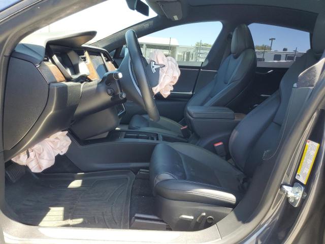 5YJSA1E27LF415148 - 2020 TESLA MODEL S ლურჯი ფოტო 7