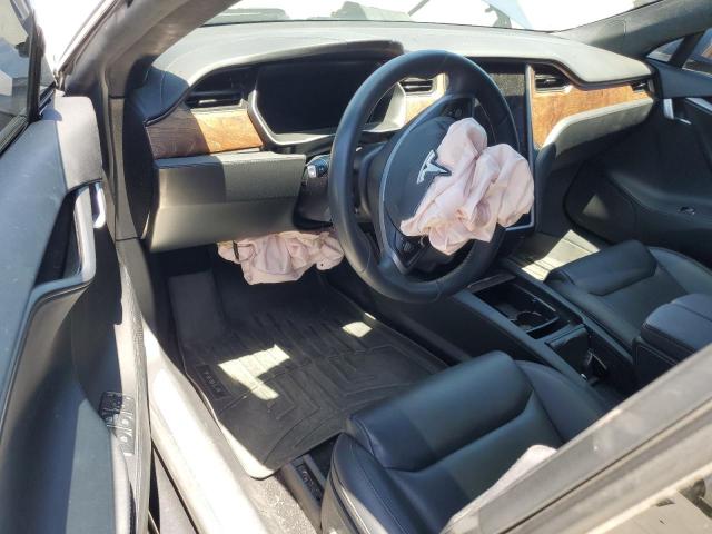 5YJSA1E27LF415148 - 2020 TESLA MODEL S ლურჯი ფოტო 8