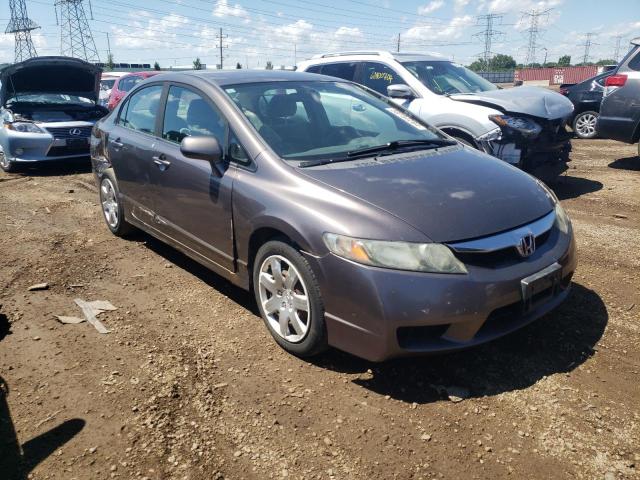 19XFA1F53BE000648 - 2011 HONDA CIVIC LX GRAY photo 4