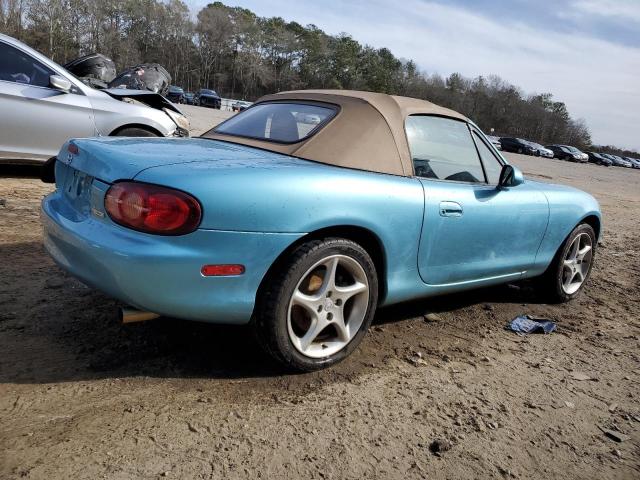 JM1NB353920221667 - 2002 MAZDA MX-5 MIATA BASE TURQUOISE photo 3