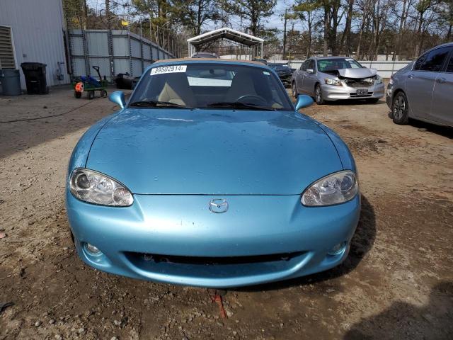 JM1NB353920221667 - 2002 MAZDA MX-5 MIATA BASE TURQUOISE photo 5