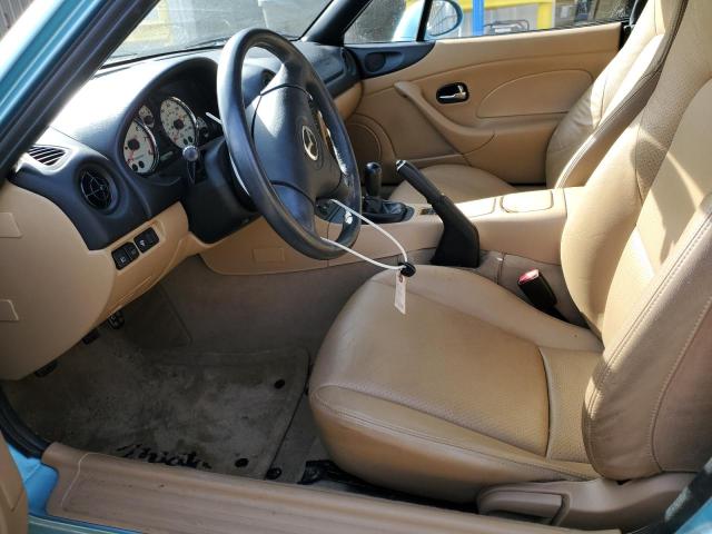 JM1NB353920221667 - 2002 MAZDA MX-5 MIATA BASE TURQUOISE photo 7