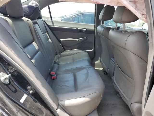 2HGFA16908H334685 - 2008 HONDA CIVIC EXL BLACK photo 10