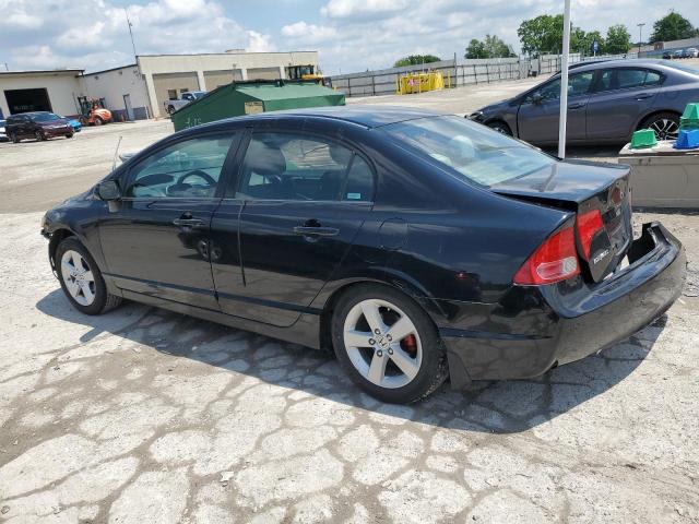 2HGFA16908H334685 - 2008 HONDA CIVIC EXL BLACK photo 2