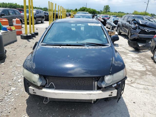 2HGFA16908H334685 - 2008 HONDA CIVIC EXL BLACK photo 5