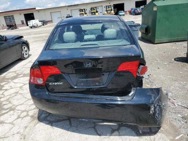 2HGFA16908H334685 - 2008 HONDA CIVIC EXL BLACK photo 6