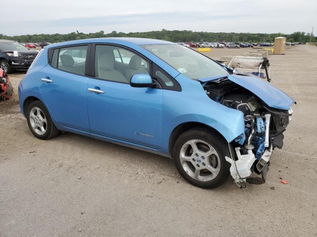 1N4AZ0CP7DC408959 - 2013 NISSAN LEAF S BLUE photo 4