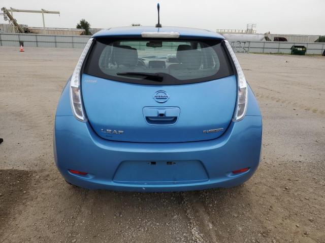 1N4AZ0CP7DC408959 - 2013 NISSAN LEAF S BLUE photo 6