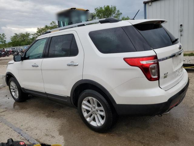 1FM5K8D8XDGB20315 - 2013 FORD EXPLORER XLT WHITE photo 2