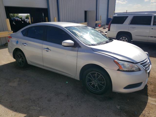 3N1AB7AP0DL724382 - 2013 NISSAN SENTRA S SILVER photo 4