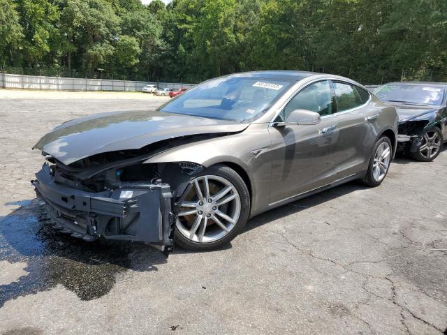 5YJSA1E24FF115944 - 2015 TESLA MODEL S Բեժ լուսանկար 1