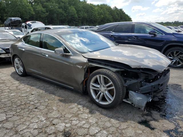 5YJSA1E24FF115944 - 2015 TESLA MODEL S Բեժ լուսանկար 4