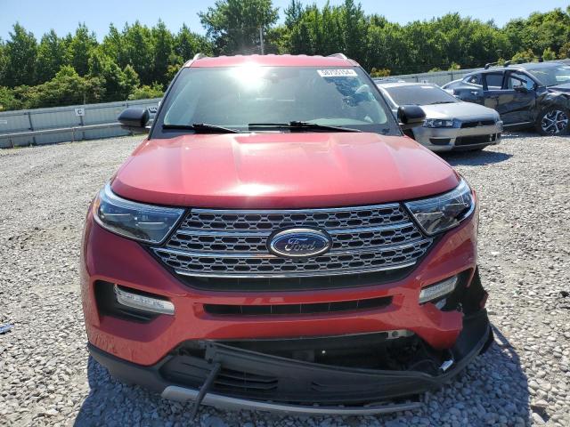 1FMSK7FH7MGB06463 - 2021 FORD EXPLORER LIMITED RED photo 5