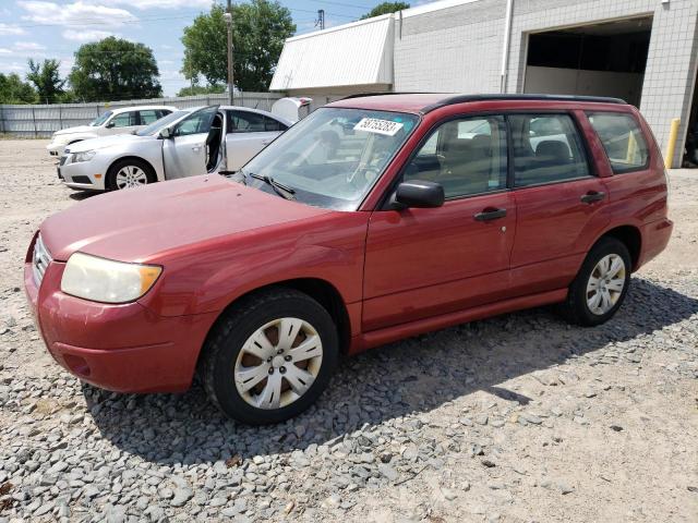 JF1SG63688H710080 - 2008 SUBARU FORESTER 2.5X RED photo 1