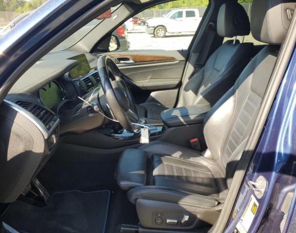 5UXTS3C56K0Z05411 - 2019 BMW X3 XDRIVEM40I BLUE photo 7