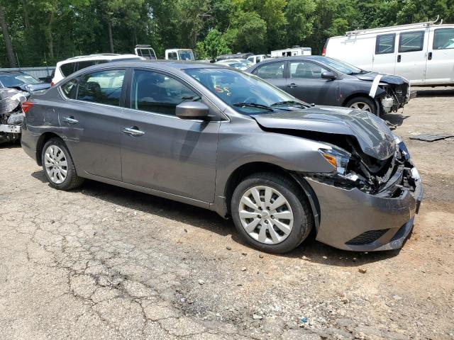 3N1AB7AP6HY370408 - 2017 NISSAN SENTRA S GRAY photo 4