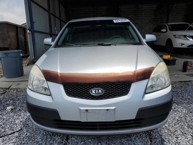 KNADE223596578060 - 2009 KIA RIO BASE SILVER photo 5