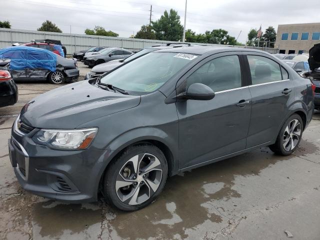 1G1JF5SB9H4106345 - 2017 CHEVROLET SONIC PREMIER GRAY photo 1