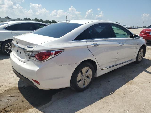 KMHEC4A44FA138855 - 2015 HYUNDAI SONATA HYBRID WHITE photo 3